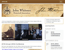 Tablet Screenshot of jwha.info